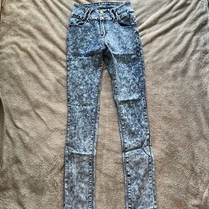 All Americana Acid Wash Jeans (size 5 waist 25)